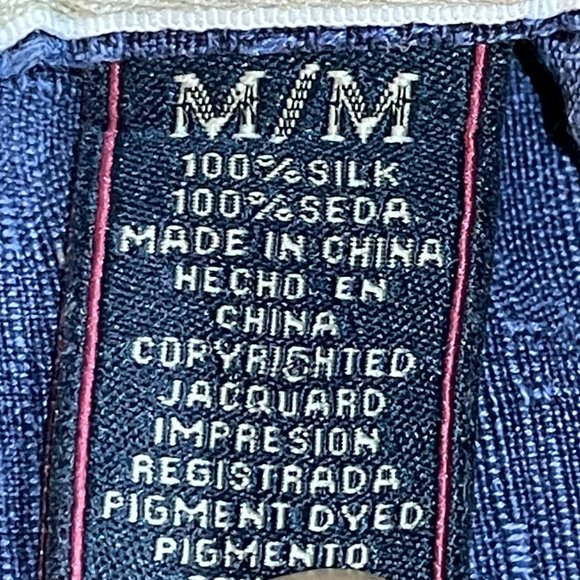 Jamaica Jaxx 100% Silk Blue Short Sleeve Button Up Shirt Size Medium - Picture 4 of 5